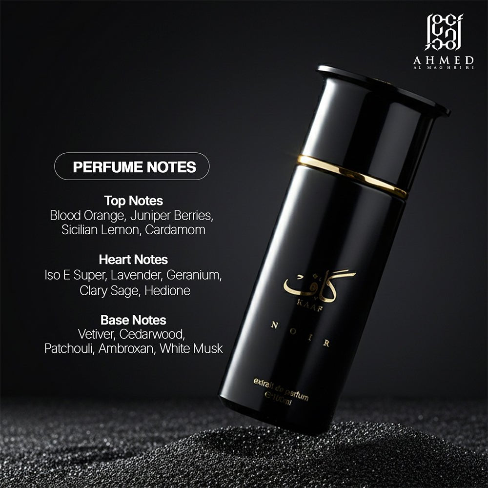 Kaaf Noir EDP 100ml - Ahmed Al Maghribi - Fragrance Forte