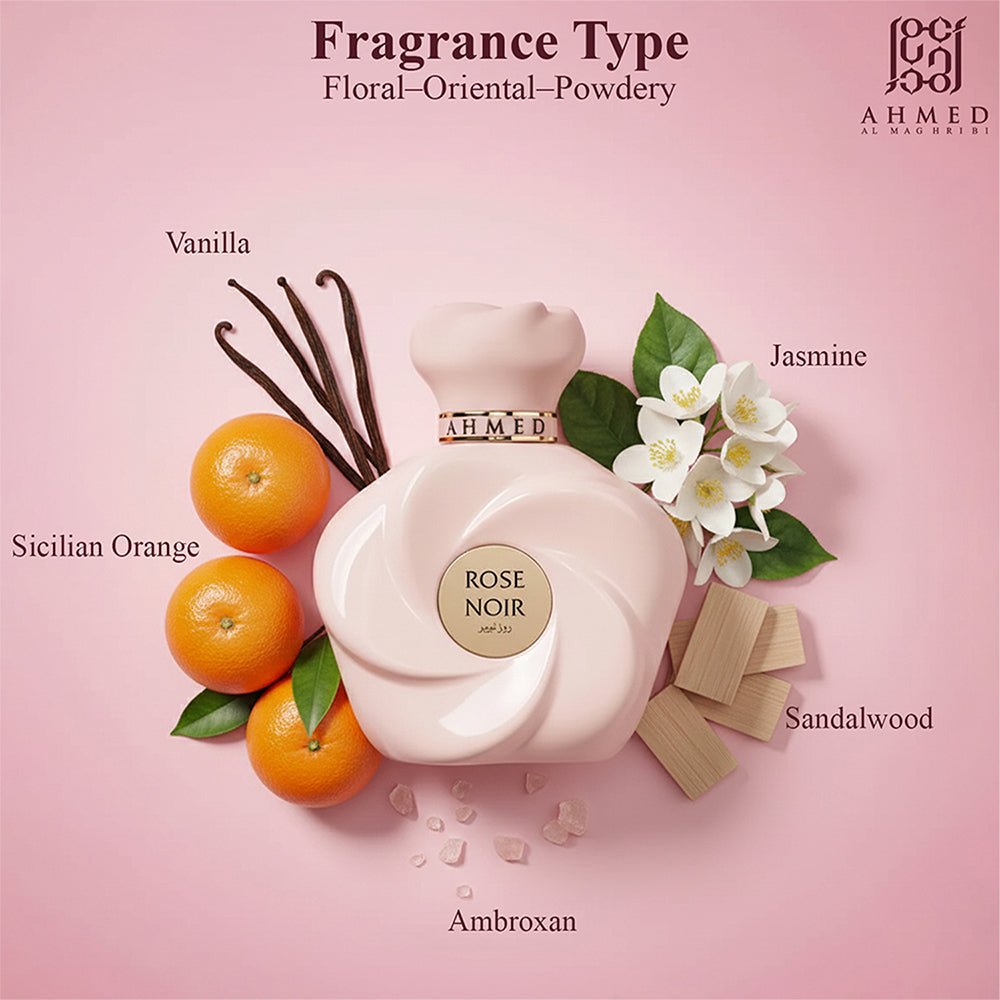 Rose Noir EDP 75ml - Ahmed Al Maghribi - Fragrance Forte