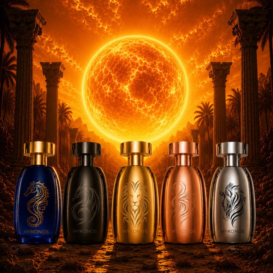 Coming Soon: SUNFORGED by Mykonos Is Landing at Fragrance Forte - Fragrance Forte