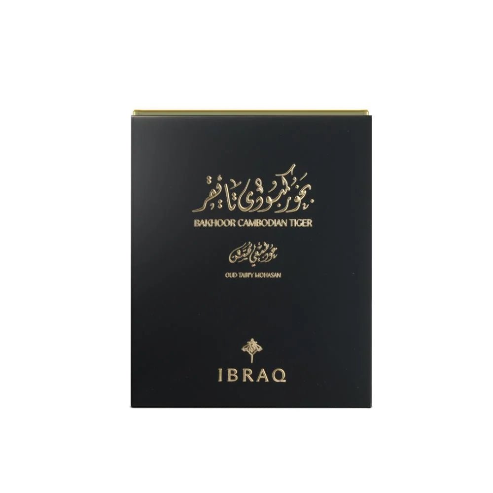 Bakhoor Cambodian Tiger - Oud Tabi’y Mohasan 30gm - Ibrahim Al Qurashi (IBRAQ) - Fragrance Forte